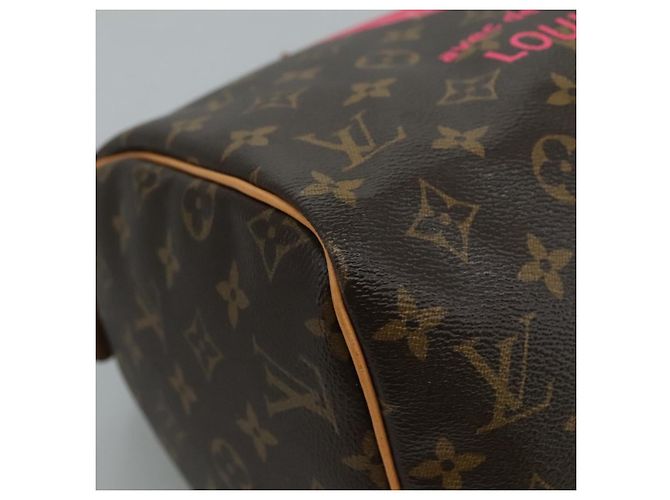 LOUIS VUITTON Borsa a Mano Monogram V Line Speedy 30 M41533 LV Auth 105968SAV Monogramma - vista 15