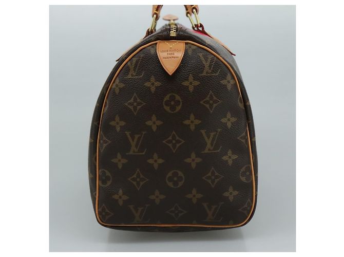 LOUIS VUITTON Borsa a Mano Monogram V Line Speedy 30 M41533 LV Auth 105968SAV Monogramma - vista 3
