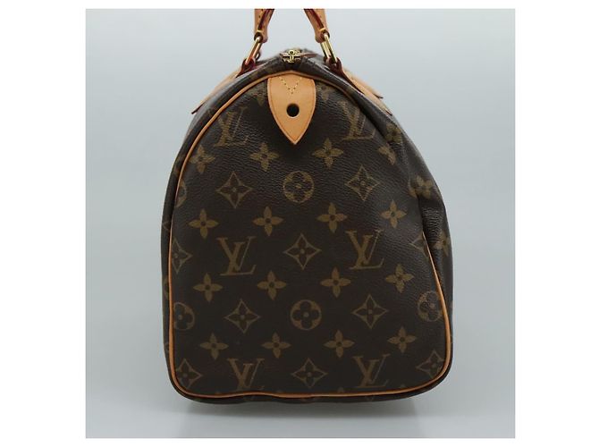 LOUIS VUITTON Borsa a Mano Monogram V Line Speedy 30 M41533 LV Auth 105968SAV Monogramma - vista 4