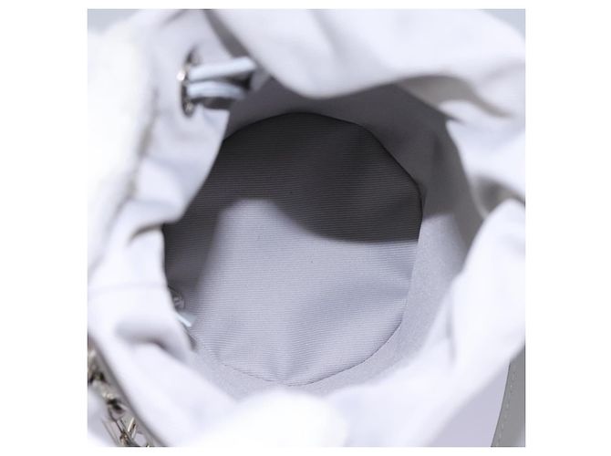 LOUIS VUITTON Monogram Borsa a Spalla Nanobag Bianco Gesso Grigio M44631 Auth 105949SAM Marrone Monogramma - vista 10