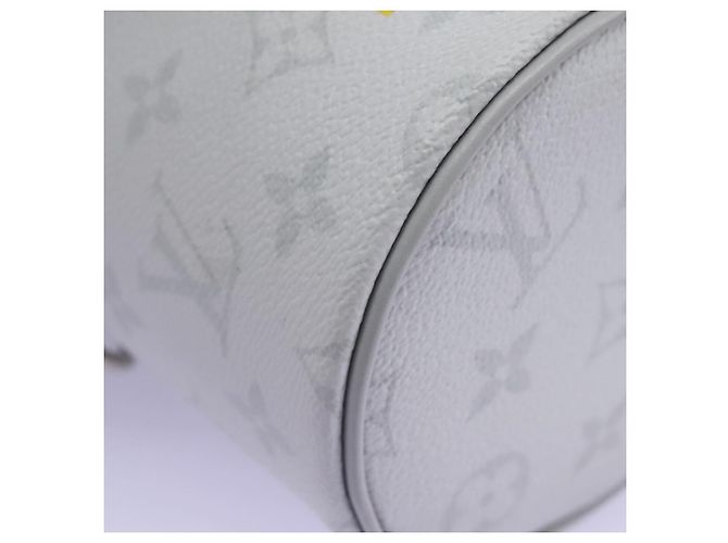 LOUIS VUITTON Monogram Borsa a Spalla Nanobag Bianco Gesso Grigio M44631 Auth 105949SAM Marrone Monogramma - vista 15