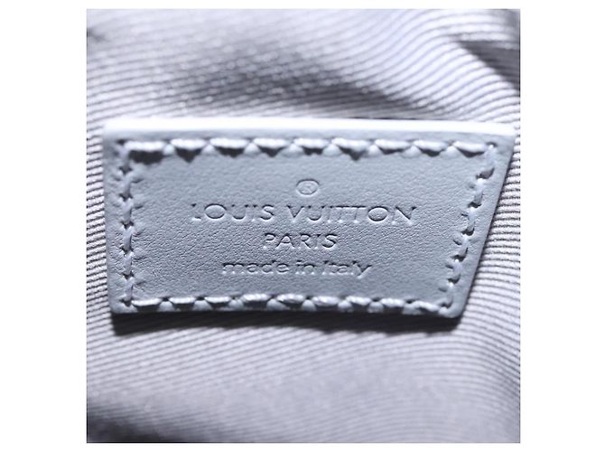 LOUIS VUITTON Monogram Borsa a Spalla Nanobag Bianco Gesso Grigio M44631 Auth 105949SAM Marrone Monogramma - vista 21