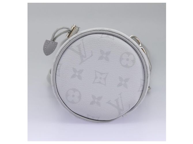 LOUIS VUITTON Monogram Borsa a Spalla Nanobag Bianco Gesso Grigio M44631 Auth 105949SAM Marrone Monogramma - vista 5