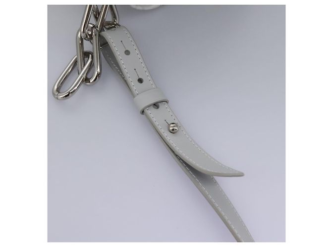 LOUIS VUITTON Monogram Borsa a Spalla Nanobag Bianco Gesso Grigio M44631 Auth 105949SAM Marrone Monogramma - vista 8