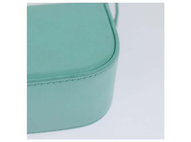 Céline Borsa a spalla mini Claude Triomphe in pelle azzurro chiaro Auth 114195SAV Blu chiaro - vista 17