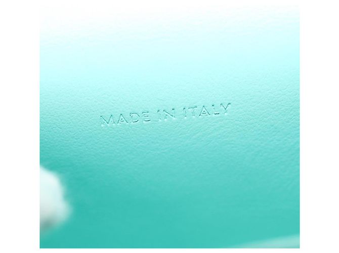 Céline Borsa a spalla mini Claude Triomphe in pelle azzurro chiaro Auth 114195SAV Blu chiaro - vista 20