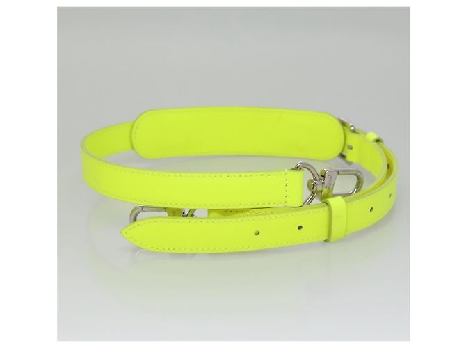 LOUIS VUITTON Borsa Keepall Bandoulière 50 Trasparente Gialla M55380 Auth 112531SM Giallo - vista 27