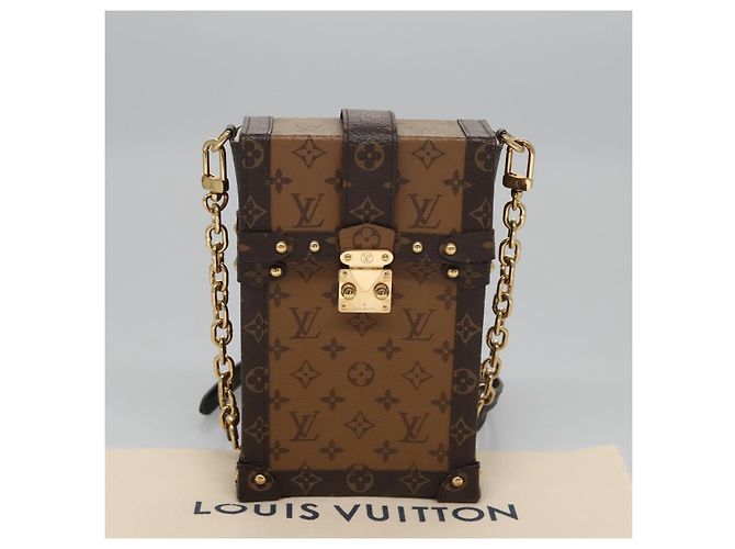 LOUIS VUITTON Pochette Trunk Verticale Inversa Borsa a Spalla M67873 Auth 113104SAM Monogramma - vista 12