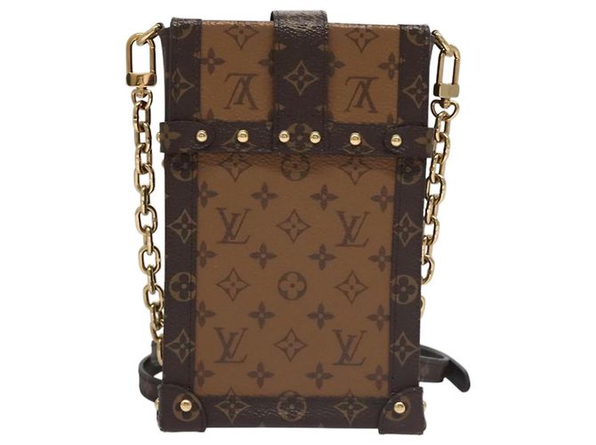 LOUIS VUITTON Pochette Trunk Verticale Inversa Borsa a Spalla M67873 Auth 113104SAM Monogramma - vista 2