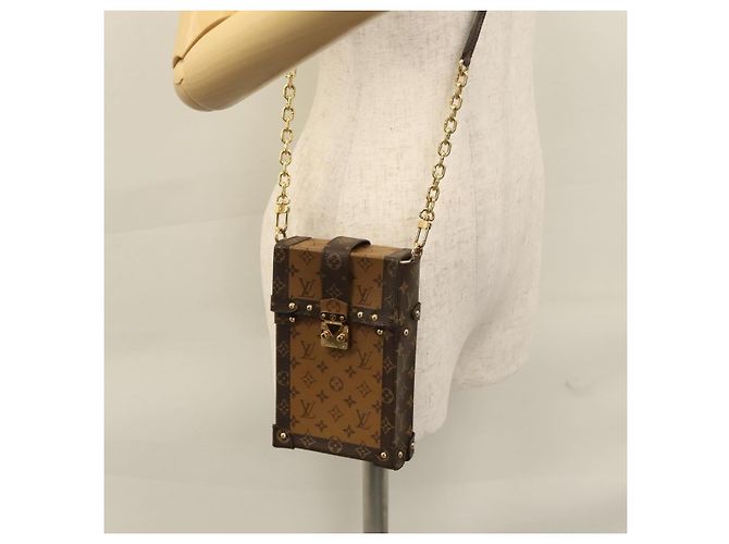 LOUIS VUITTON Pochette Trunk Verticale Inversa Borsa a Spalla M67873 Auth 113104SAM Monogramma - vista 25