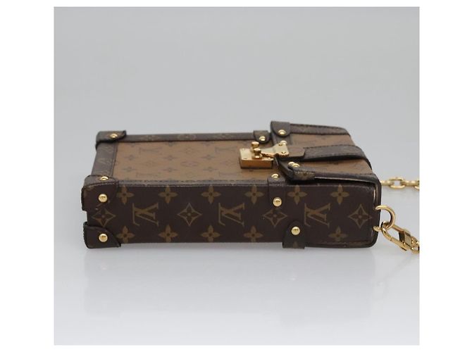 LOUIS VUITTON Pochette Trunk Verticale Inversa Borsa a Spalla M67873 Auth 113104SAM Monogramma - vista 3