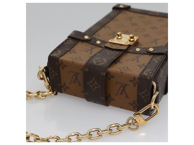LOUIS VUITTON Pochette Trunk Verticale Inversa Borsa a Spalla M67873 Auth 113104SAM Monogramma - vista 6