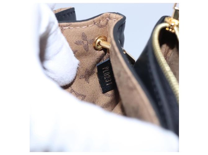 LOUIS VUITTON Borsa a Spalla Rendezvous Pelle Nera M57743 LV Auth ar13279SAM Nero - vista 11