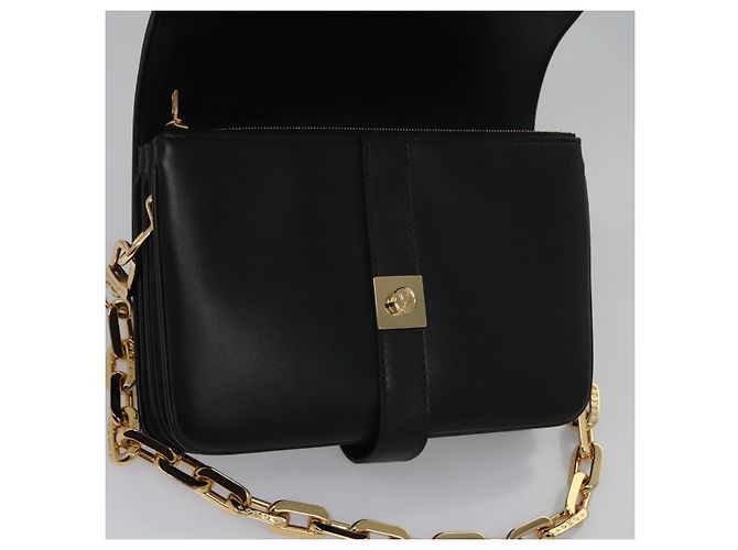 LOUIS VUITTON Borsa a Spalla Rendezvous Pelle Nera M57743 LV Auth ar13279SAM Nero - vista 20