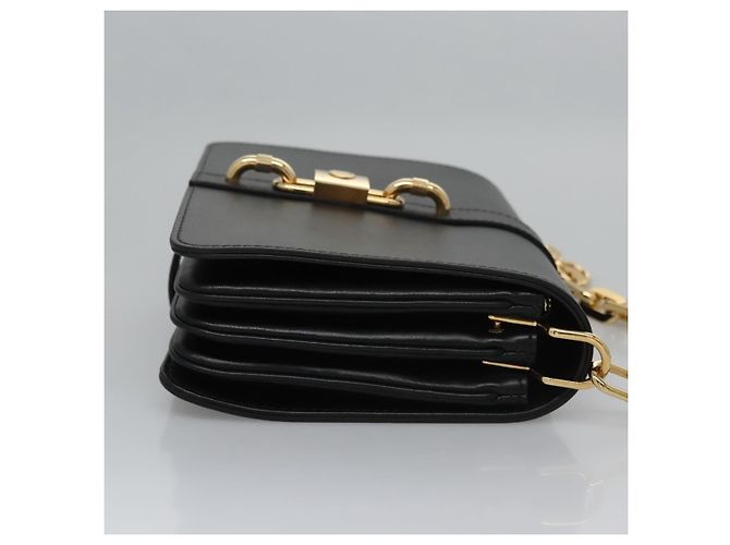 LOUIS VUITTON Borsa a Spalla Rendezvous Pelle Nera M57743 LV Auth ar13279SAM Nero - vista 3