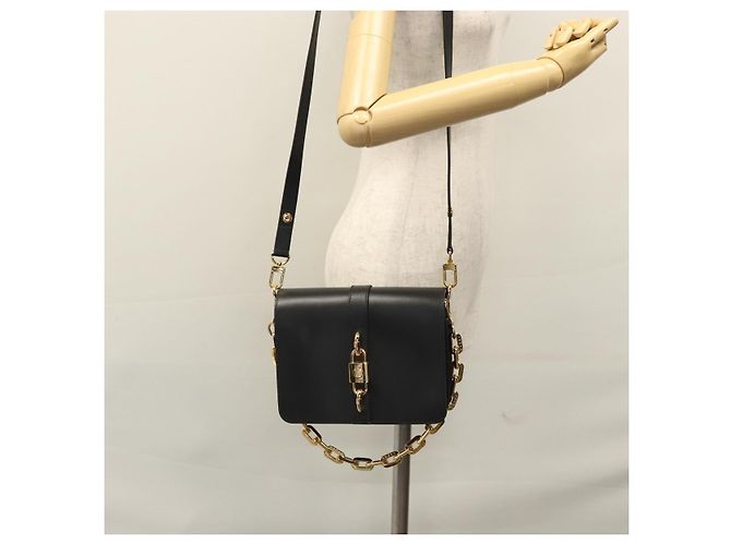 LOUIS VUITTON Borsa a Spalla Rendezvous Pelle Nera M57743 LV Auth ar13279SAM Nero - vista 32