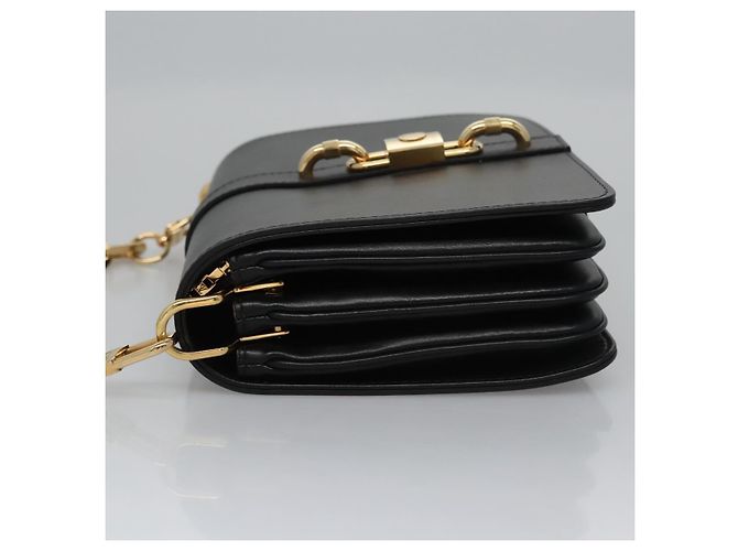 LOUIS VUITTON Borsa a Spalla Rendezvous Pelle Nera M57743 LV Auth ar13279SAM Nero - vista 4