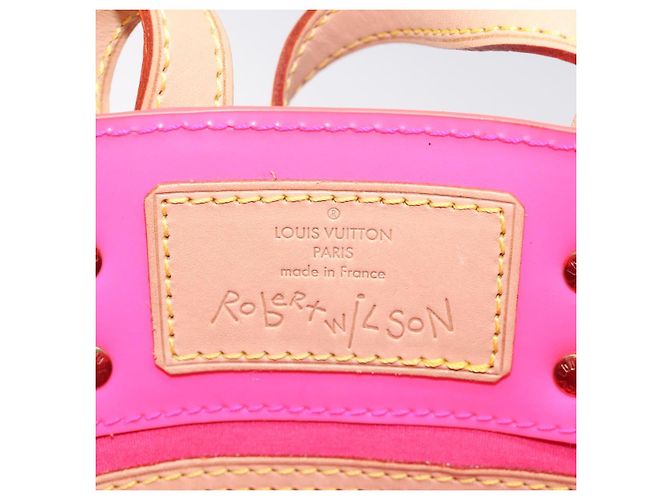 LOUIS VUITTON Monogram Vernis Fluo Reade PM Borsa a Mano Rossa M91903 Auth yk17584SAV Rosso Arancione - vista 18