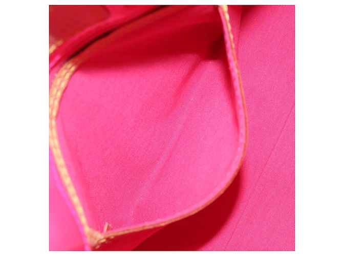 LOUIS VUITTON Monogram Vernis Fluo Reade PM Borsa a Mano Rossa M91903 Auth yk17584SAV Rosso Arancione - vista 21