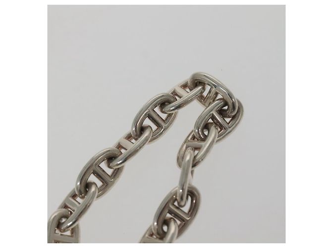 Hermès Pulsera Chaine d'Ancre MM HERMES Ag925 14 Enlaces Plata Auth 134933SM - vista 7