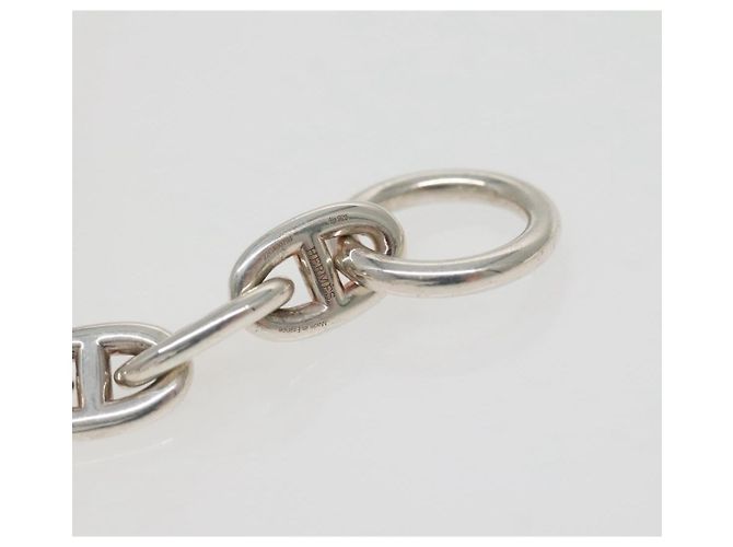 Hermès Pulsera Chaine d'Ancre MM HERMES Ag925 14 Enlaces Plata Auth 134933SM - vista 8
