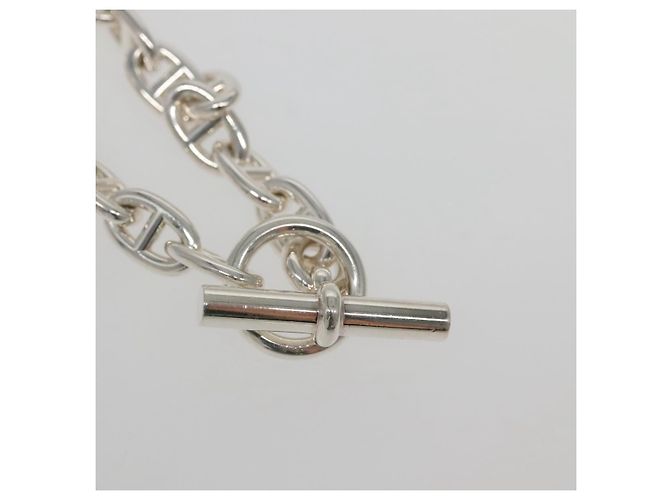 Hermès Bracciale Chaine d'Ancre MM HERMES Ag925 14 Link Argento Auth 134932SM - vista 3