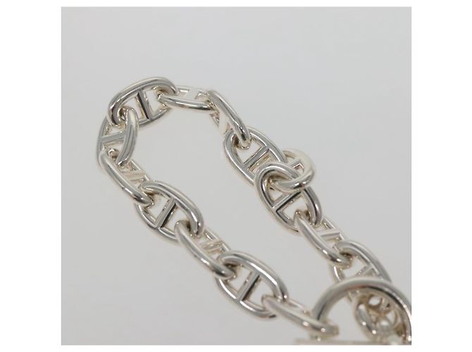 Hermès Bracciale Chaine d'Ancre MM HERMES Ag925 14 Link Argento Auth 134932SM - vista 4