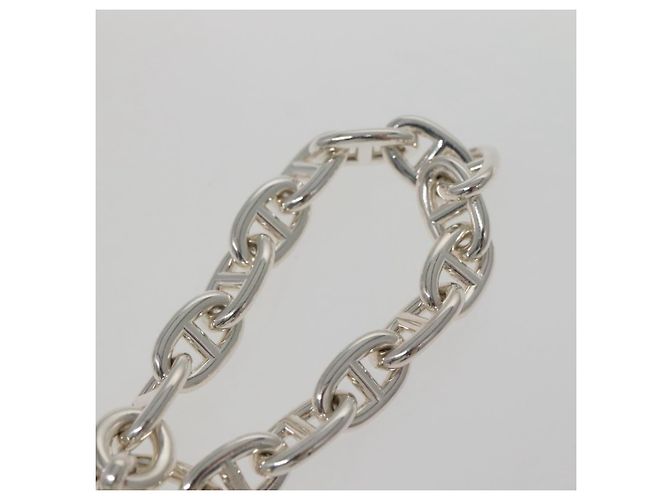 Hermès Bracciale Chaine d'Ancre MM HERMES Ag925 14 Link Argento Auth 134932SM - vista 7
