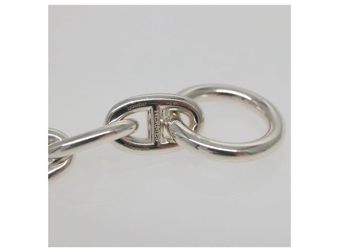 Hermès Bracciale Chaine d'Ancre MM HERMES Ag925 14 Link Argento Auth 134932SM - vista 8