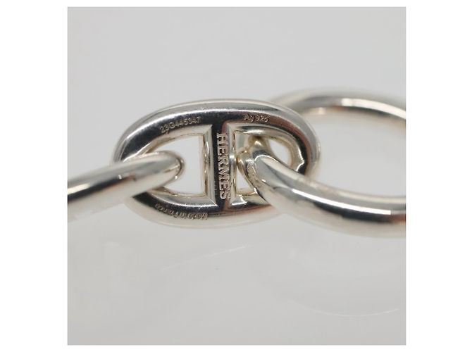 Hermès Bracciale Chaine d'Ancre MM HERMES Ag925 14 Link Argento Auth 134932SM - vista 9