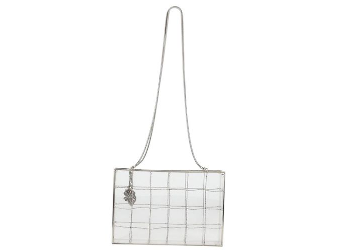 Borsa Tote a catena CHANEL in plastica trasparente CC Auth 134859SM - vista 2