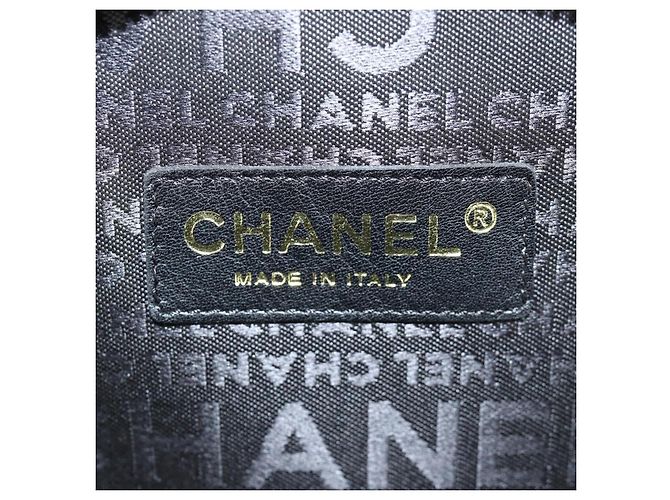 Pochette CHANEL Pelle verniciata Nera CC Auth 136541SM Nero - vista 18