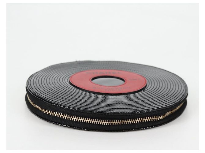 Pochette CHANEL Pelle verniciata Nera CC Auth 136541SM Nero - vista 5