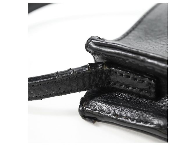 Borsa Gunslinger in pelle nera con bottone a croce Chrome Hearts Auth 134879SM Nero - vista 10
