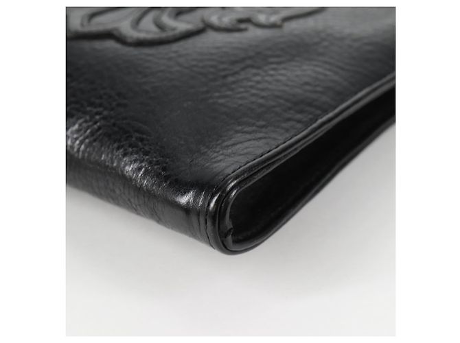 Borsa Gunslinger in pelle nera con bottone a croce Chrome Hearts Auth 134879SM Nero - vista 17