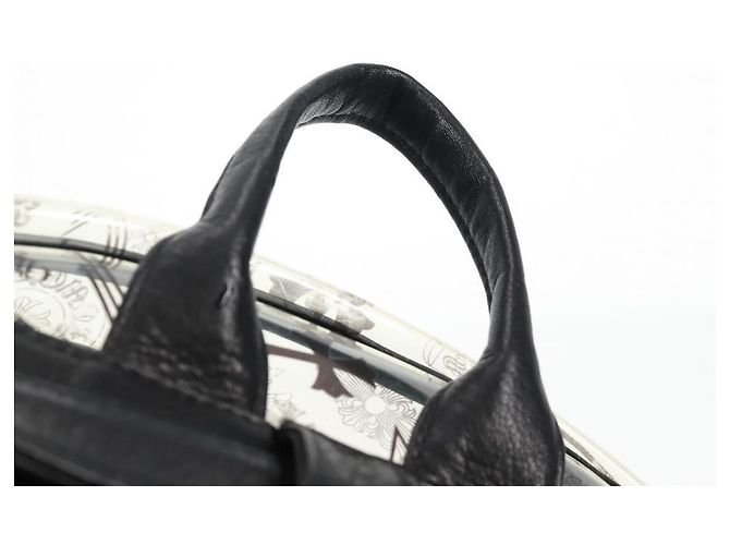 Zaino PVC BACK TO SCHOOL Chrome Hearts in pelle vinilica nera Auth 134876SAM - vista 14