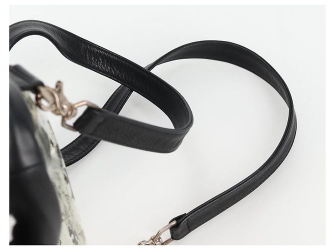 Zaino PVC BACK TO SCHOOL Chrome Hearts in pelle vinilica nera Auth 134876SAM - vista 15