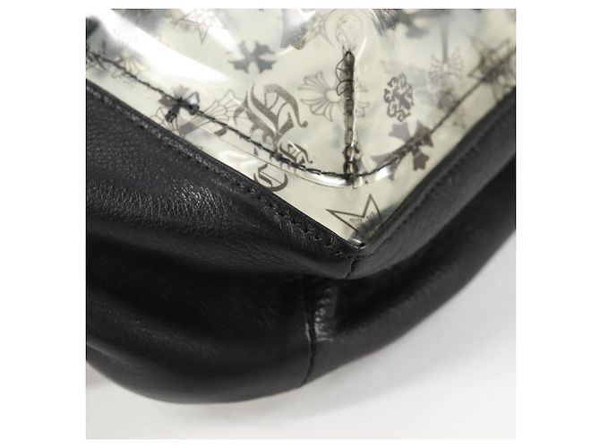 Zaino PVC BACK TO SCHOOL Chrome Hearts in pelle vinilica nera Auth 134876SAM - vista 16