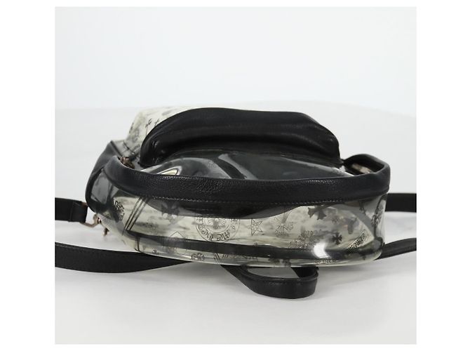 Zaino PVC BACK TO SCHOOL Chrome Hearts in pelle vinilica nera Auth 134876SAM - vista 6