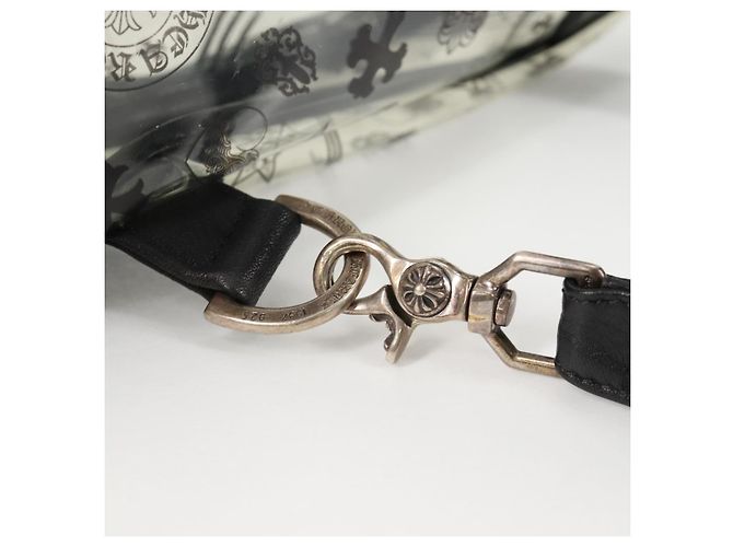 Zaino PVC BACK TO SCHOOL Chrome Hearts in pelle vinilica nera Auth 134876SAM - vista 9