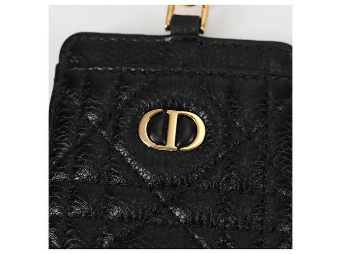 Pochette in pelle Canage Christian Dior Blu Rosso Nero Auth 134892SAM - vista 22