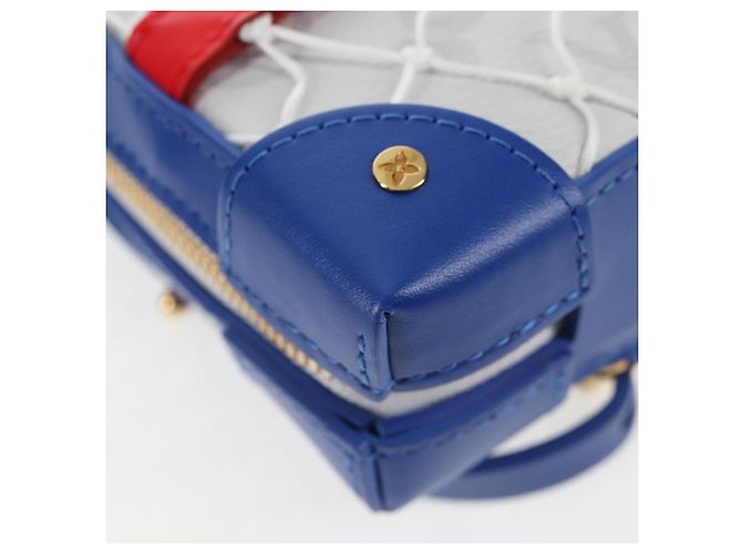 LOUIS VUITTON Borsa per telefono Soft Trunk LV X NBA Bianca M80101 LV Auth 138078SAM Monogramma - vista 16
