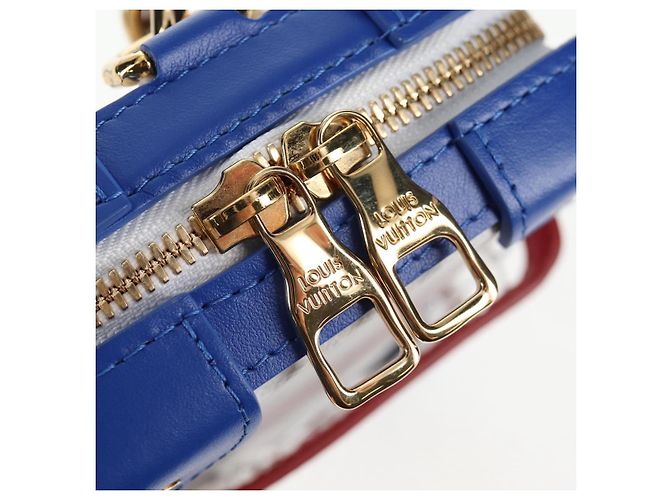 LOUIS VUITTON Borsa per telefono Soft Trunk LV X NBA Bianca M80101 LV Auth 138078SAM Monogramma - vista 20