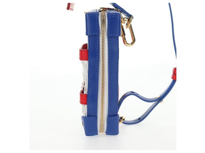 LOUIS VUITTON Borsa per telefono Soft Trunk LV X NBA Bianca M80101 LV Auth 138078SAM Monogramma - vista 3
