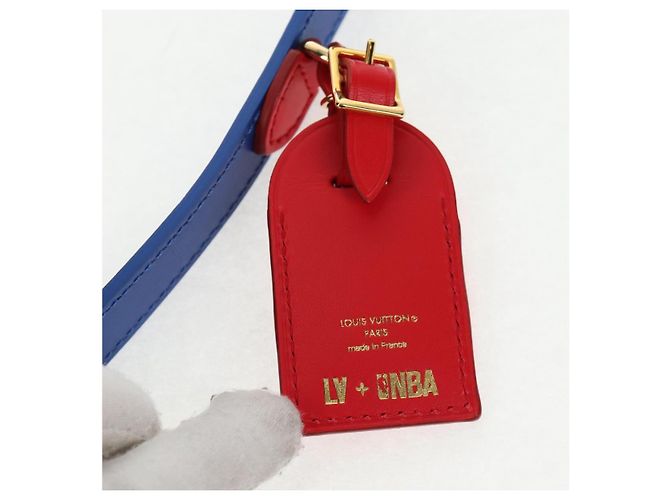 LOUIS VUITTON Borsa per telefono Soft Trunk LV X NBA Bianca M80101 LV Auth 138078SAM Monogramma - vista 9