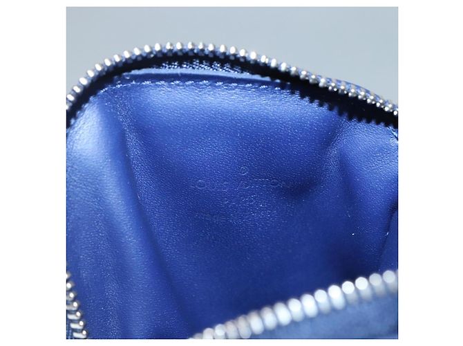LOUIS VUITTON Bandana Monogram Pouch HIGH 5 Bianco Blu M81410 LV Auth 142343SAM - vista 10