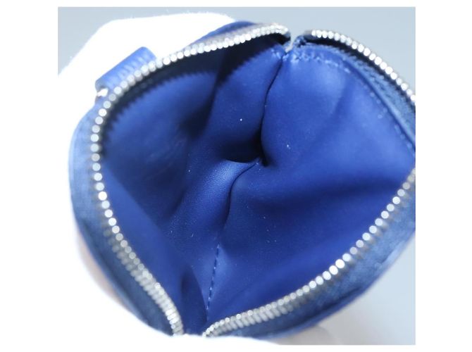 LOUIS VUITTON Bandana Monogram Pouch HIGH 5 Bianco Blu M81410 LV Auth 142343SAM - vista 17