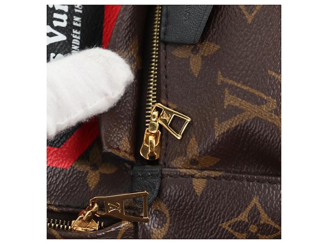 LOUIS VUITTON Bolsa de Ombro Palm Springs Monogram World Tour M42971 Auth 135119SAM Monograma - vista 23