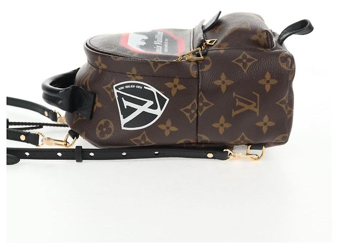 LOUIS VUITTON Bolsa de Ombro Palm Springs Monogram World Tour M42971 Auth 135119SAM Monograma - vista 3