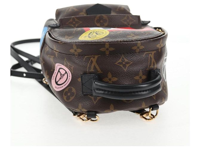 LOUIS VUITTON Bolsa de Ombro Palm Springs Monogram World Tour M42971 Auth 135119SAM Monograma - vista 6